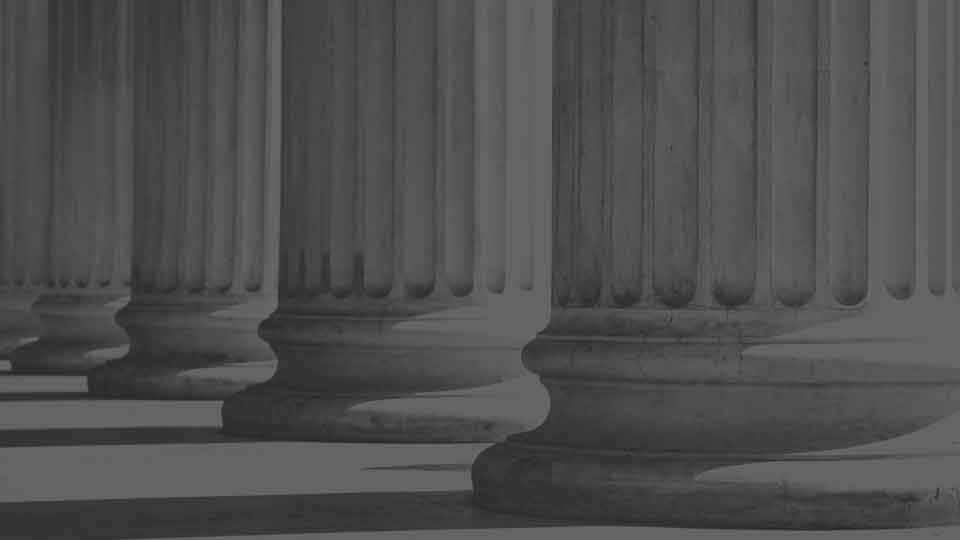 IGI Litigation Support courthouse columns black and white